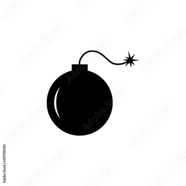 Obraz simple bomb icon vector design