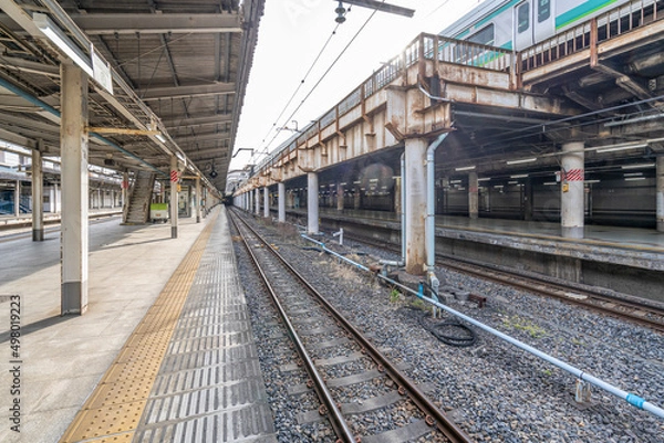 Obraz 東京都台東区　上野駅　ホーム　在来線