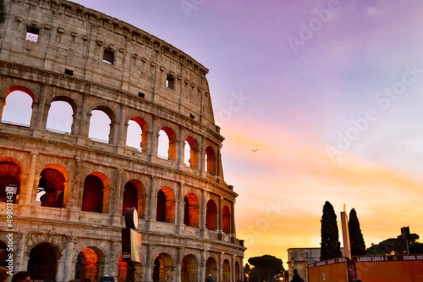 Obraz 夕暮れのコロッセオ
