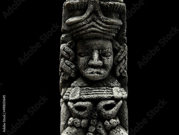 Fototapeta Ancient Mayan Statue