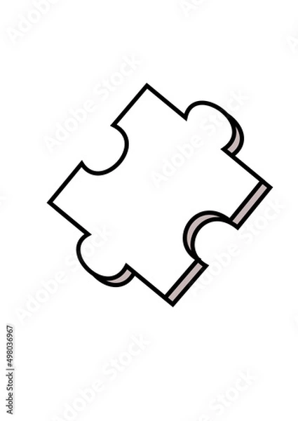 Fototapeta puzzle piece