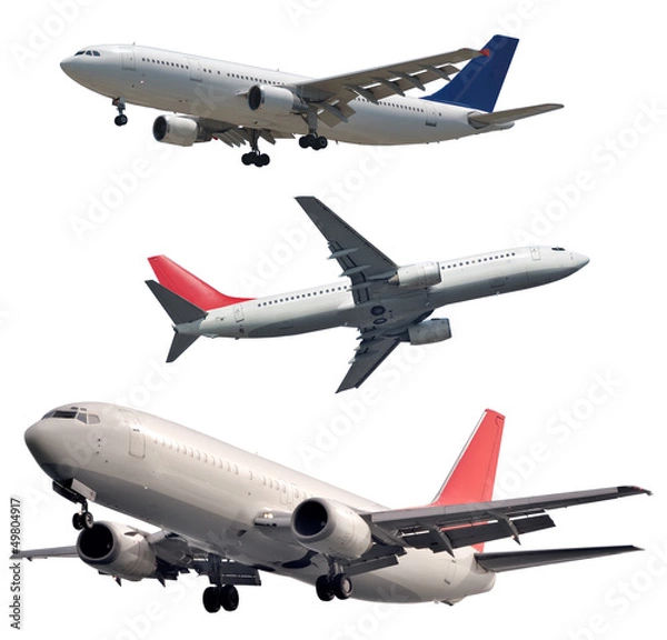 Obraz Isolated Passenger Aircrafts