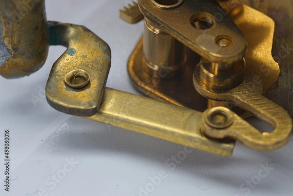 Fototapeta Mechanik Eines Manometers 