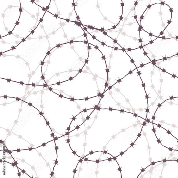 Fototapeta Barbed wire