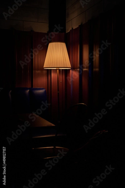 Obraz Comfortable room with lamp