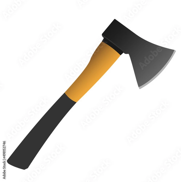 Obraz The axe farm tool