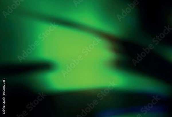 Obraz Dark Green vector blurred bright texture.