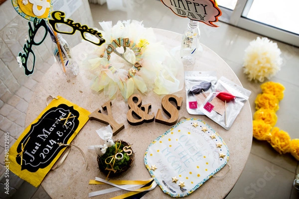 Obraz ウエディングの記念日の思い出の品