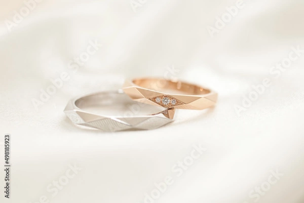 Obraz ウエディングの指輪交換の結婚指輪
