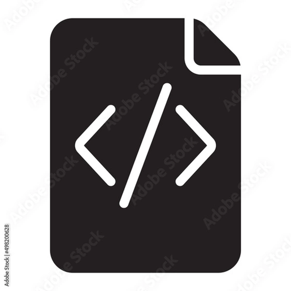 Obraz programmer glyph icon