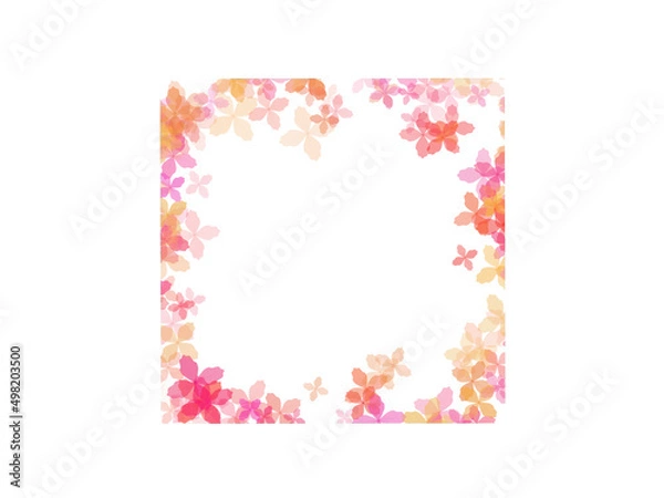 Fototapeta Flowers Frame Background