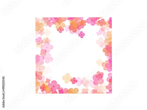 Fototapeta Flower Frame Background