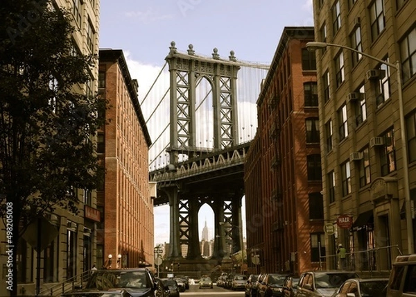Fototapeta Brooklyn Bridge in New York
