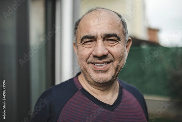 Obraz Real 65 years man portrait