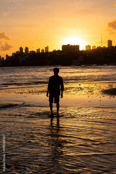 Fototapeta por do sol