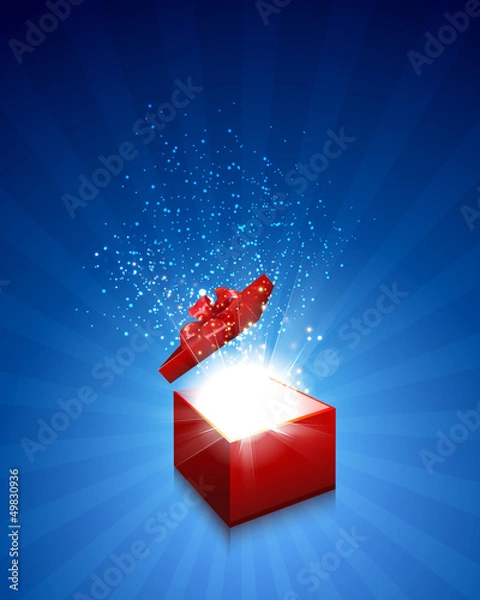 Fototapeta gift box background