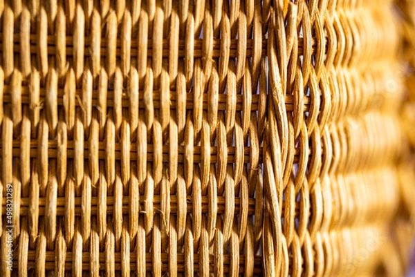 Obraz Wiklinowy koszyk na tło
