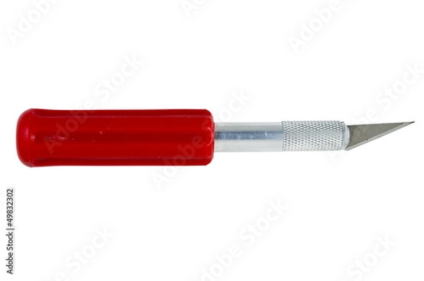 Obraz scalpel with a red handle