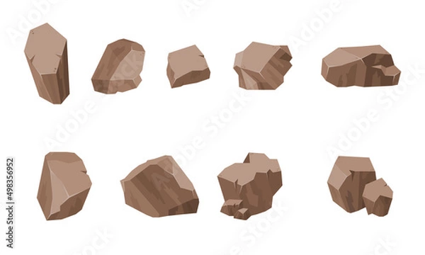 Fototapeta rocks for game