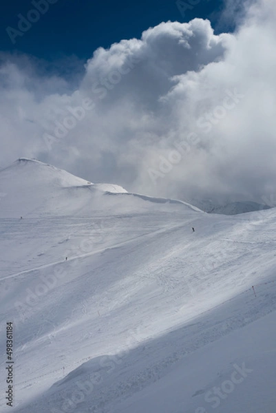 Obraz peaks of the Tatra mountains.Tatrzanski park.