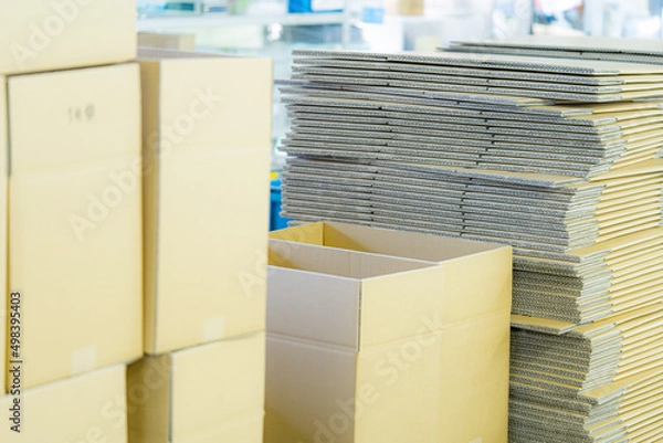 Fototapeta 段ボール箱