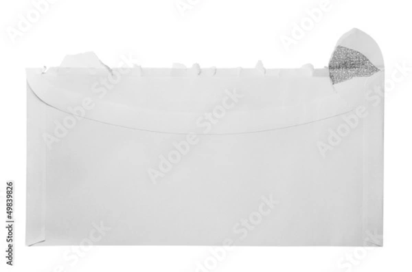 Obraz Blank torn open envelope