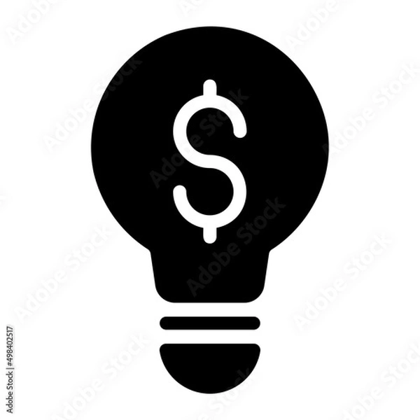 Fototapeta finance glyph icon