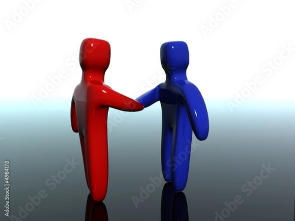 Obraz Friendly handshake