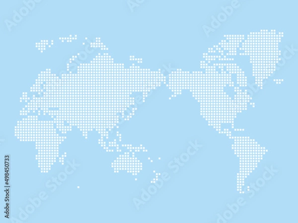 Fototapeta 世界地図の背景素材　world map 