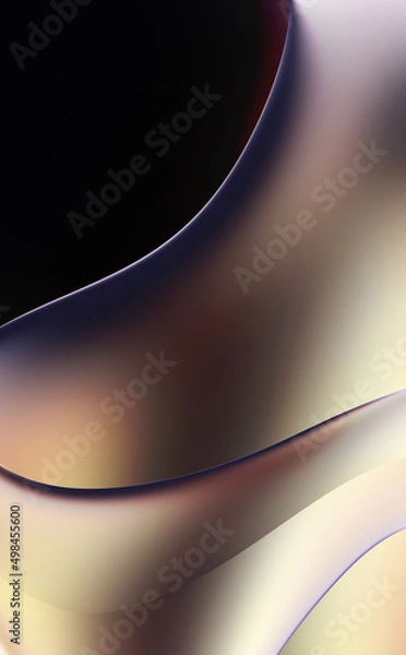 Fototapeta Abstract background. Fluid color gradient waves, with dynamic motion. Neon colorful abstract design of light waves. Illustration For Wallpaper, Banner, Background, Card, Book Illustration, website.