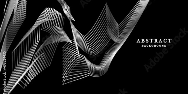 Fototapeta Abstract black white background