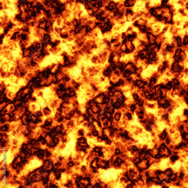 Obraz Blazing hot lava background tile pattern