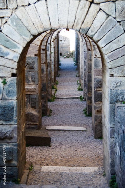 Obraz ヘレニズム時代の遺跡のアーチ