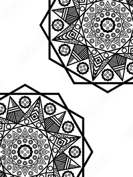 Obraz Mandala bohemian pattern creative zen vector image