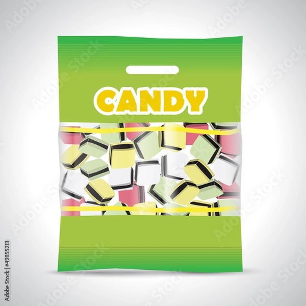 Obraz candy licorice bag