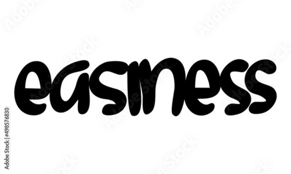 Obraz motivational words written by hand with basic colors black and white