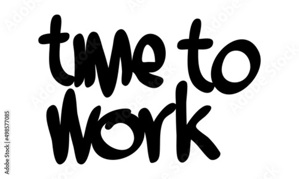 Obraz motivational words written by hand with basic colors black and white