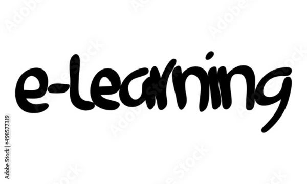 Obraz motivational words written by hand with basic colors black and white