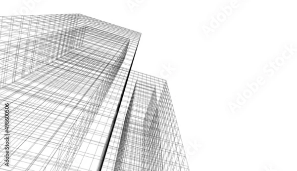 Fototapeta abstract background of architecture