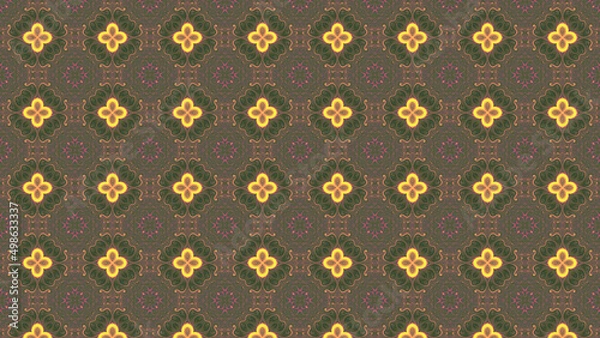 Obraz repeating abstract pattern colorful. ornament background. raster.