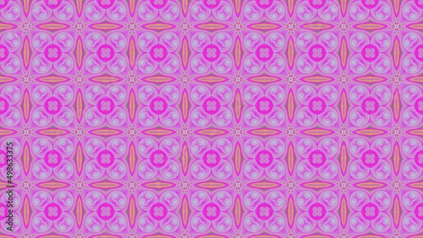 Obraz repeating abstract pattern colorful. ornament background. raster.
