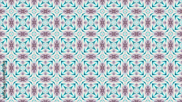 Obraz repeating abstract pattern colorful. ornament background. raster.