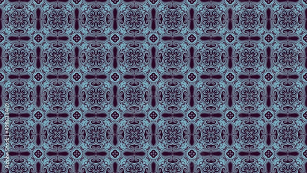 Obraz repeating abstract pattern colorful. ornament background. raster.