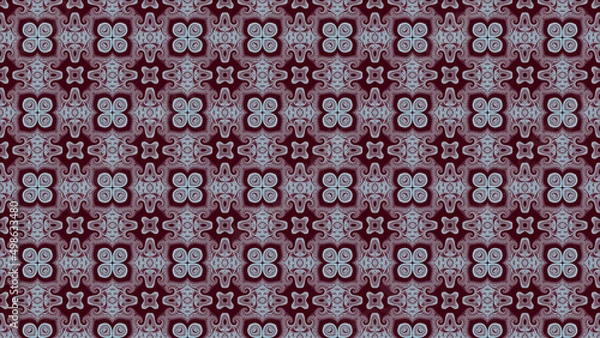 Obraz repeating abstract pattern colorful. ornament background. raster.