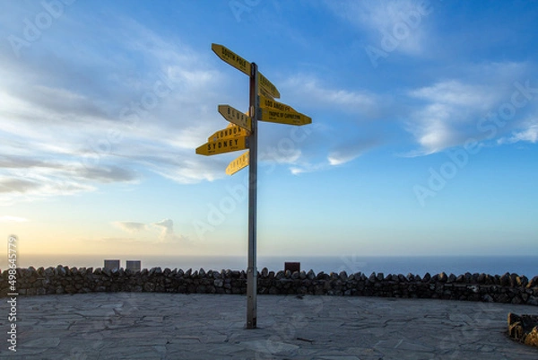 Obraz directional sign