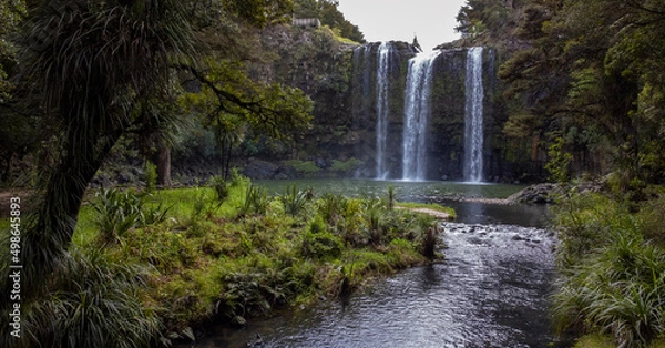 Obraz waterfall in the mountains
