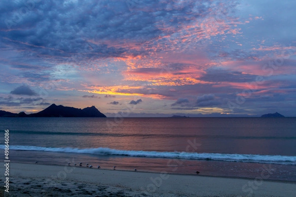 Obraz sunset over the sea