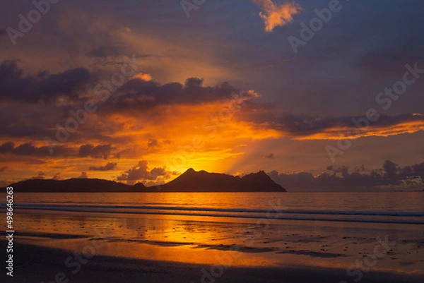 Obraz sunset over the sea