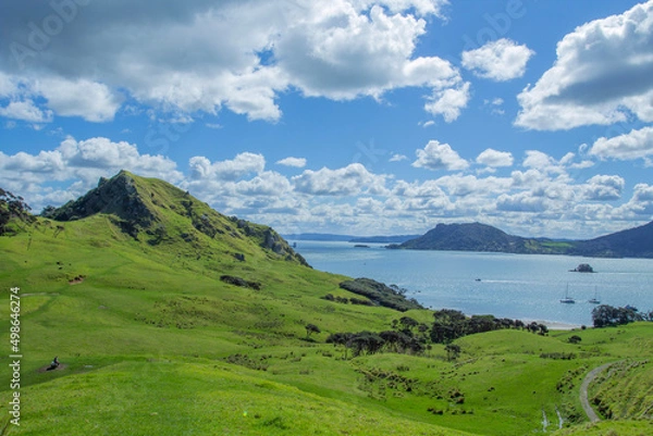 Obraz ocean and mountains