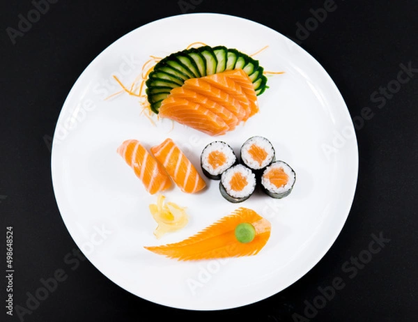 Obraz plate with sushi
